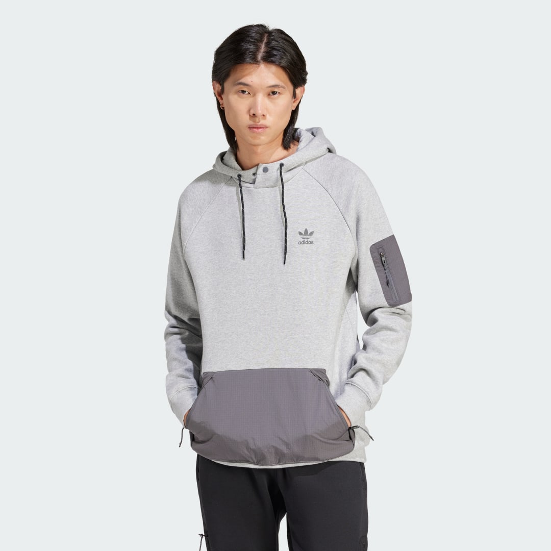 Суитчър adidas Originals Hoodie Сиво | IZ3279, 0