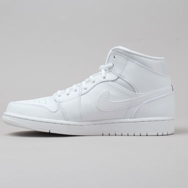 Кецове и обувки Jordan Air Jordan 1 Retro Mid ''White'' Бяло | 554724-110, 0