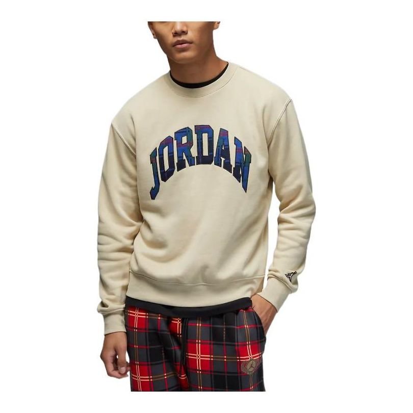 Суитчър Jordan Jordan FW22 Logo Sweatshirt Бежово | DV1576-206, 0