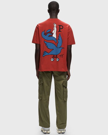 Тениска By Parra Wheeled Bird Tee Червено | 51305, 1