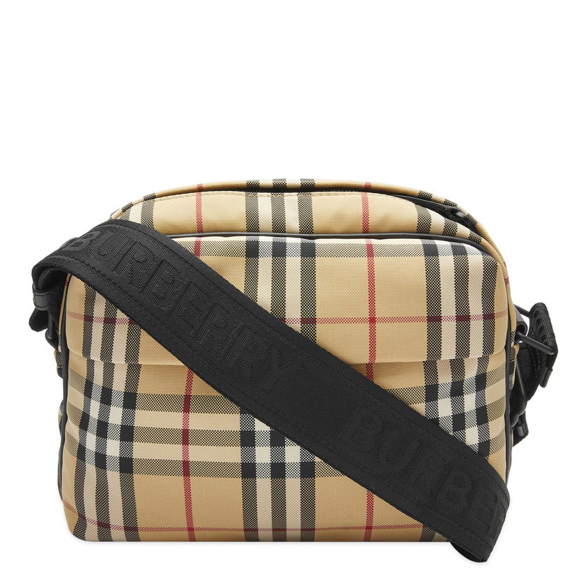 Чанта през рамо Burberry Paddy Check Shoulder Bag Бежово | 8069760-A7026