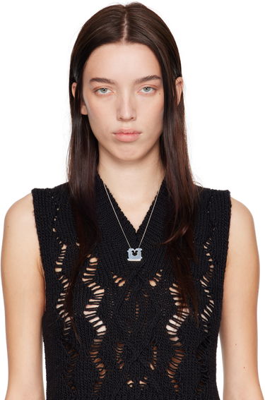 Колие OUR LEGACY OUR LEGACY Bread Clamp Pendant Necklace Металик | A4248BSS, 1