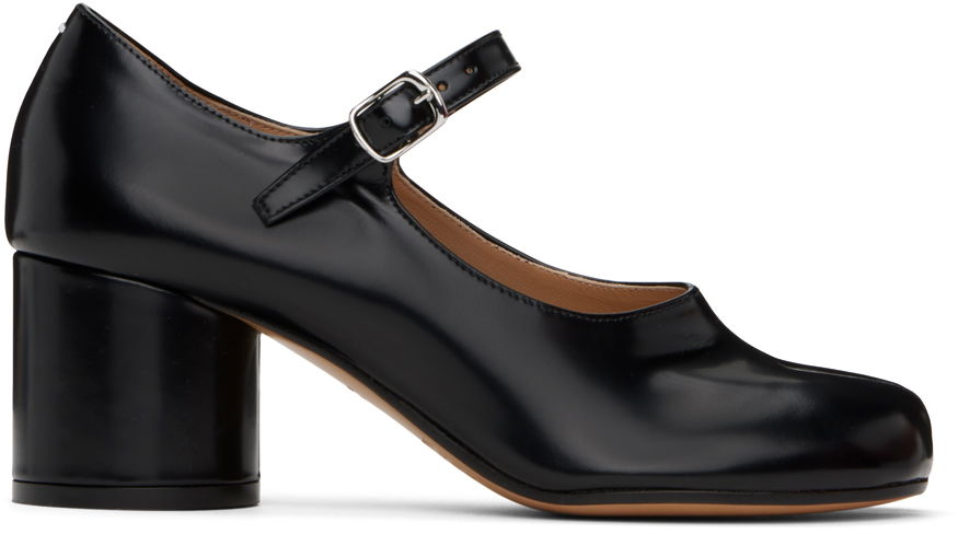 Кецове и обувки Maison Margiela Tabi Mary-Jane Heels "Black" Черно | S58WL0217 PS679, 0