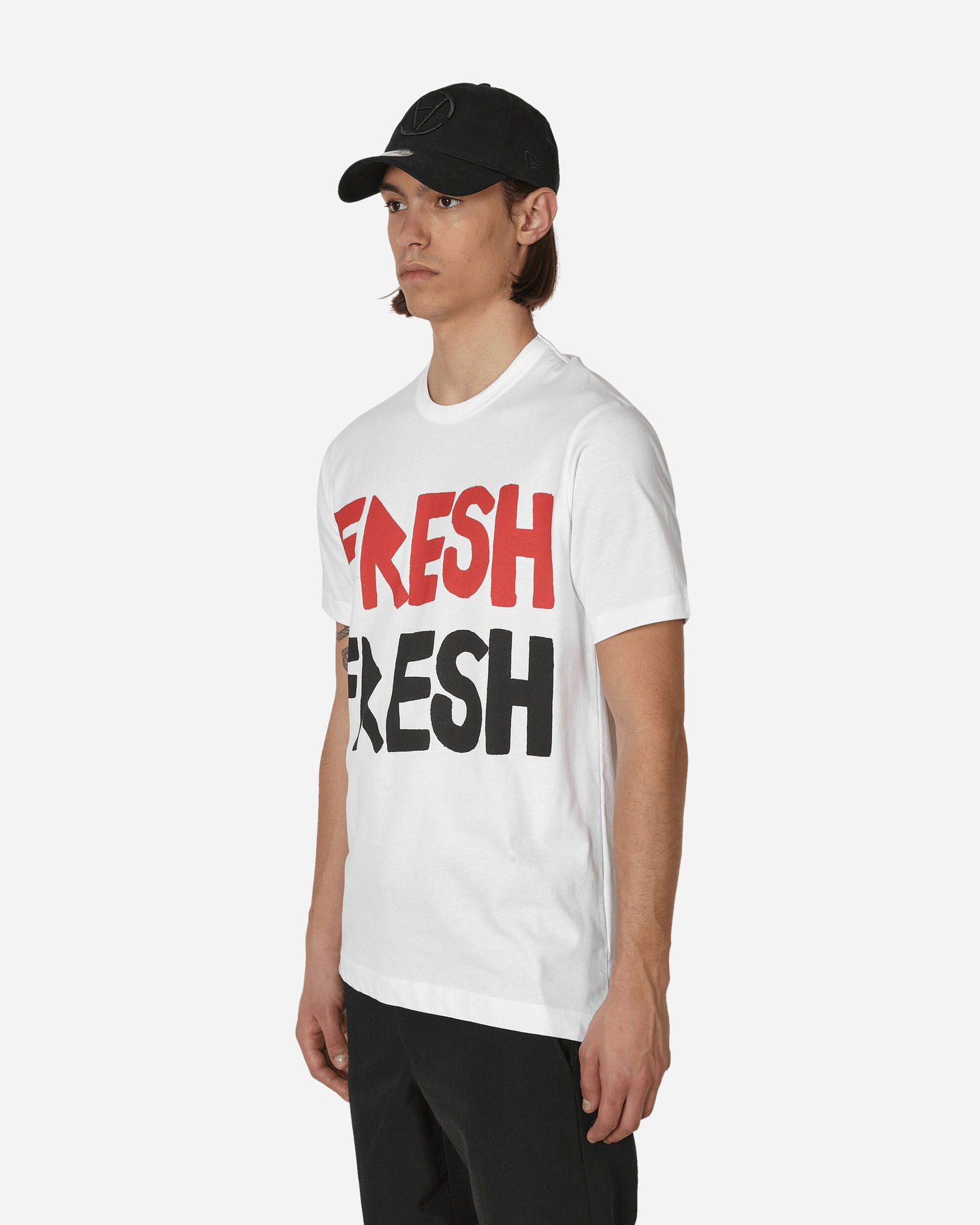 Тениска Comme des Garçons Fresh T-Shirt Бяло | FK-T006-S23 2, 1