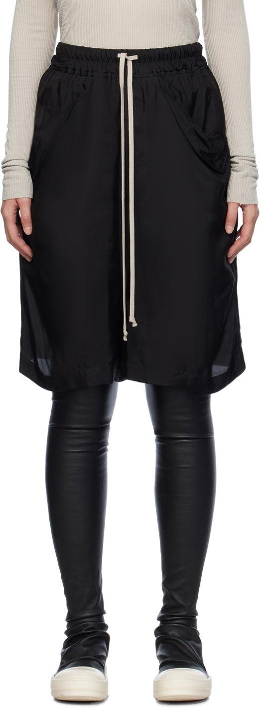 Къси панталони Rick Owens Drawstring Shorts Черно | RP01D2320 J, 0