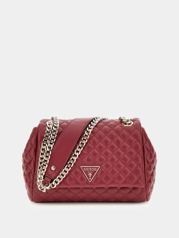 Дамска чанта GUESS Quilted Mini Crossbody Bag Червено | HWEQG954121, 0
