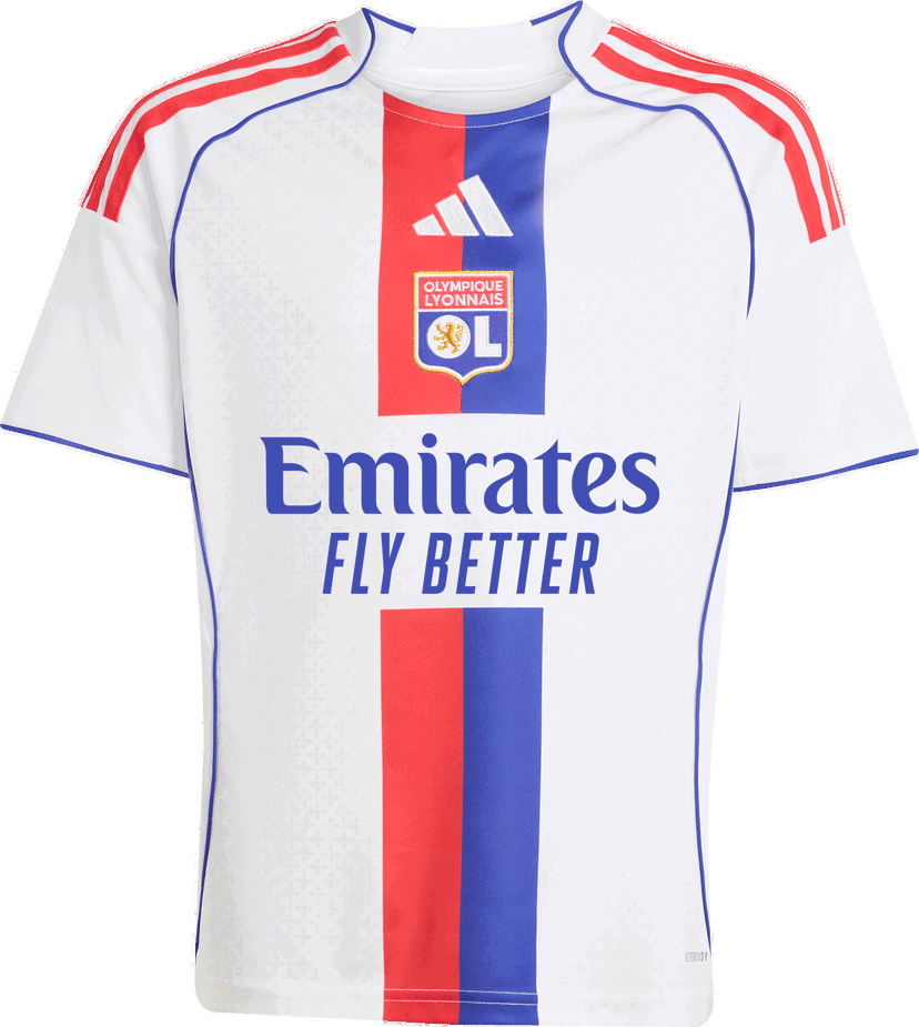 Фланелка adidas Originals Olympique Lyonnais Home Jersey 2025/26 Бяло | jl1881
