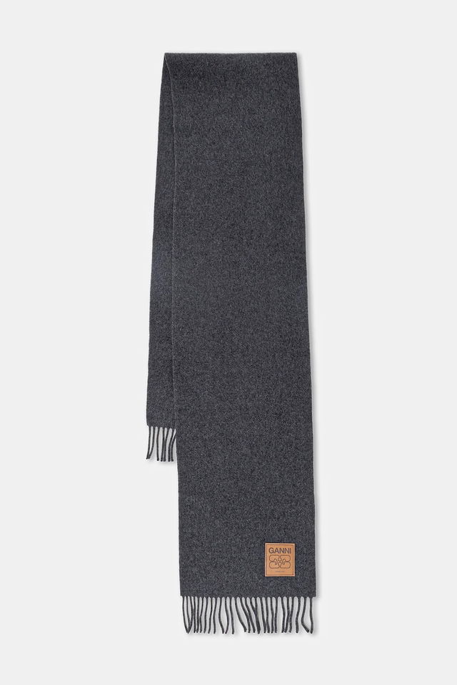 Smooth Double Face Wool Solid Scarf