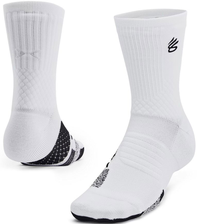 Чорапи Under Armour Curry AD Playmaker Mid Socks Бяло | 1376231-102