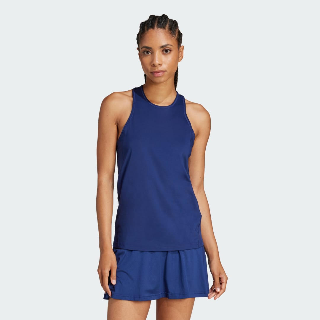 Потник adidas Performance Club Tennis Climacool Tank Top Тъмно синьо | JH3377, 0