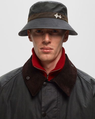 Шапка Barbour BSTN x Brand Bucket Hat Черно | 840190812294, 2
