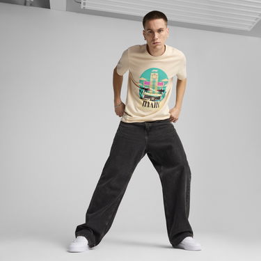 Тениска Puma F1® Miami Graphic T-Shirt Бежово | 630176_13, 2