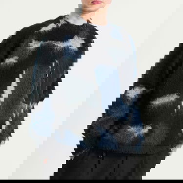 Пуловер and wander Shaggy Knit Sweater with Pocket Синьо | 5745284064-404, 2