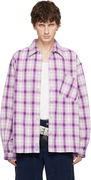 Long Sleeve Plaid Button-Up Shirt