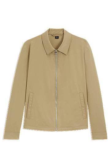 BECKHAM x BOSS Cotton Blend Zip-Up Jacket