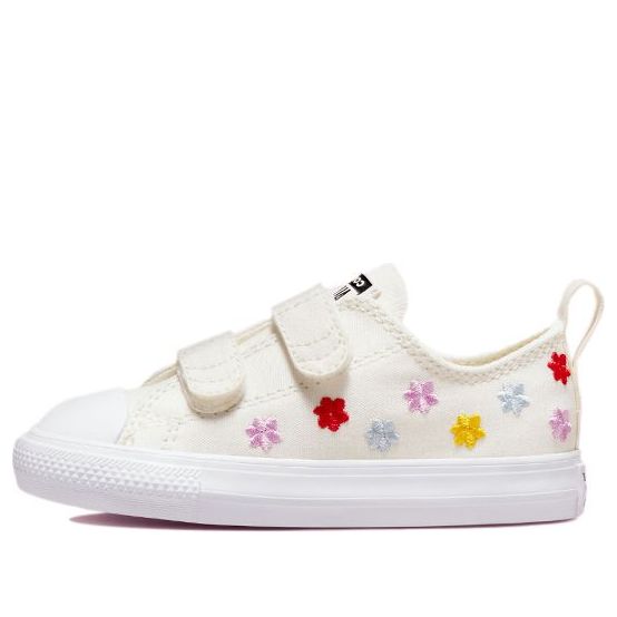Кецове и обувки Converse Chuck Taylor All Star Easy-On Low Floral Embroidery Бяло | A02213C