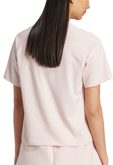 Съкратен топ adidas Performance Sportswear Z.N.E. Cropped T-Shirt Розово | iw7759, 1
