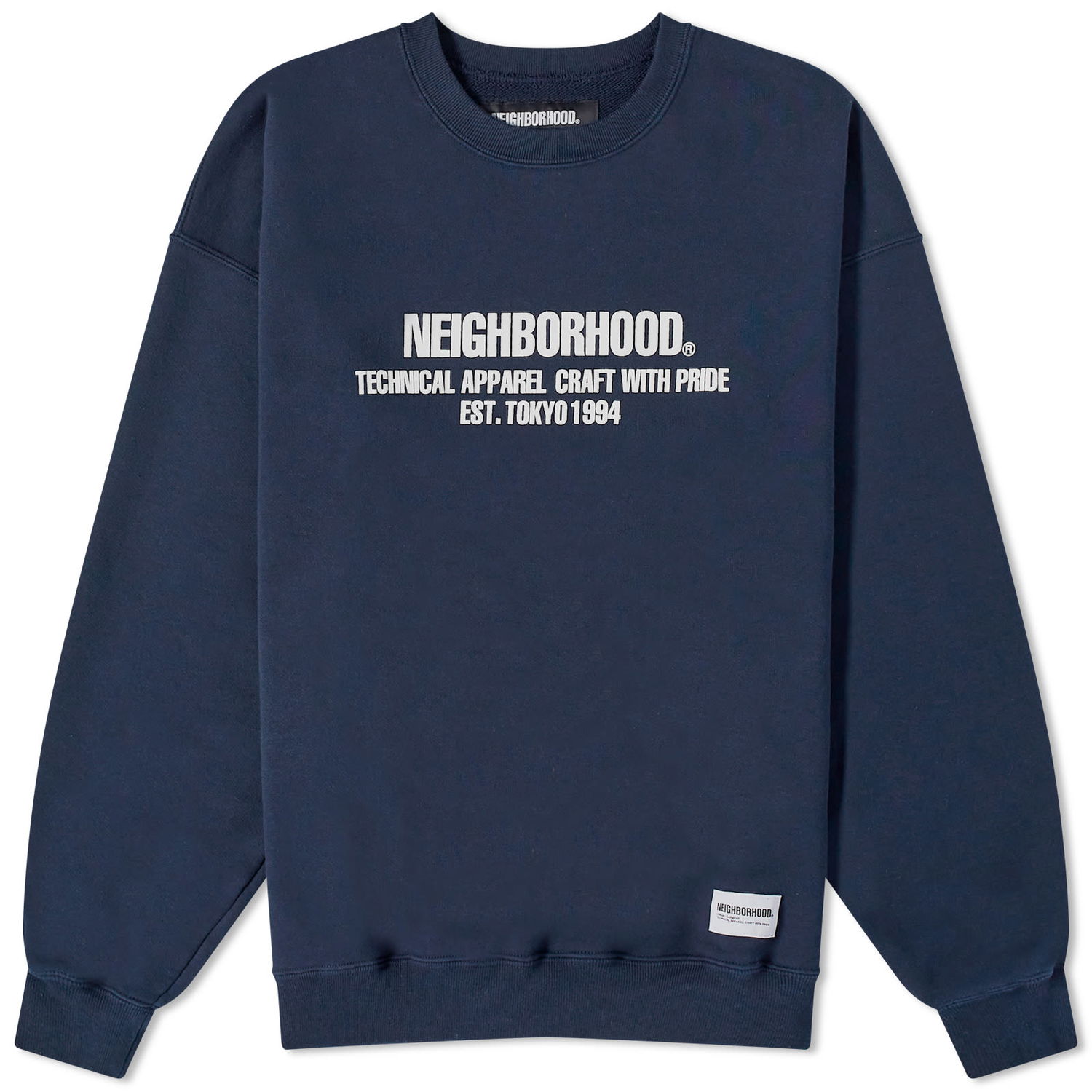 Пуловер Neighborhood Classic Crewneck Тъмно синьо | 232UWNH-CSM02-NY, 0