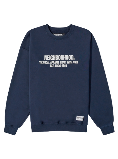Пуловер Neighborhood Classic Crewneck Тъмно синьо | 232UWNH-CSM02-NY