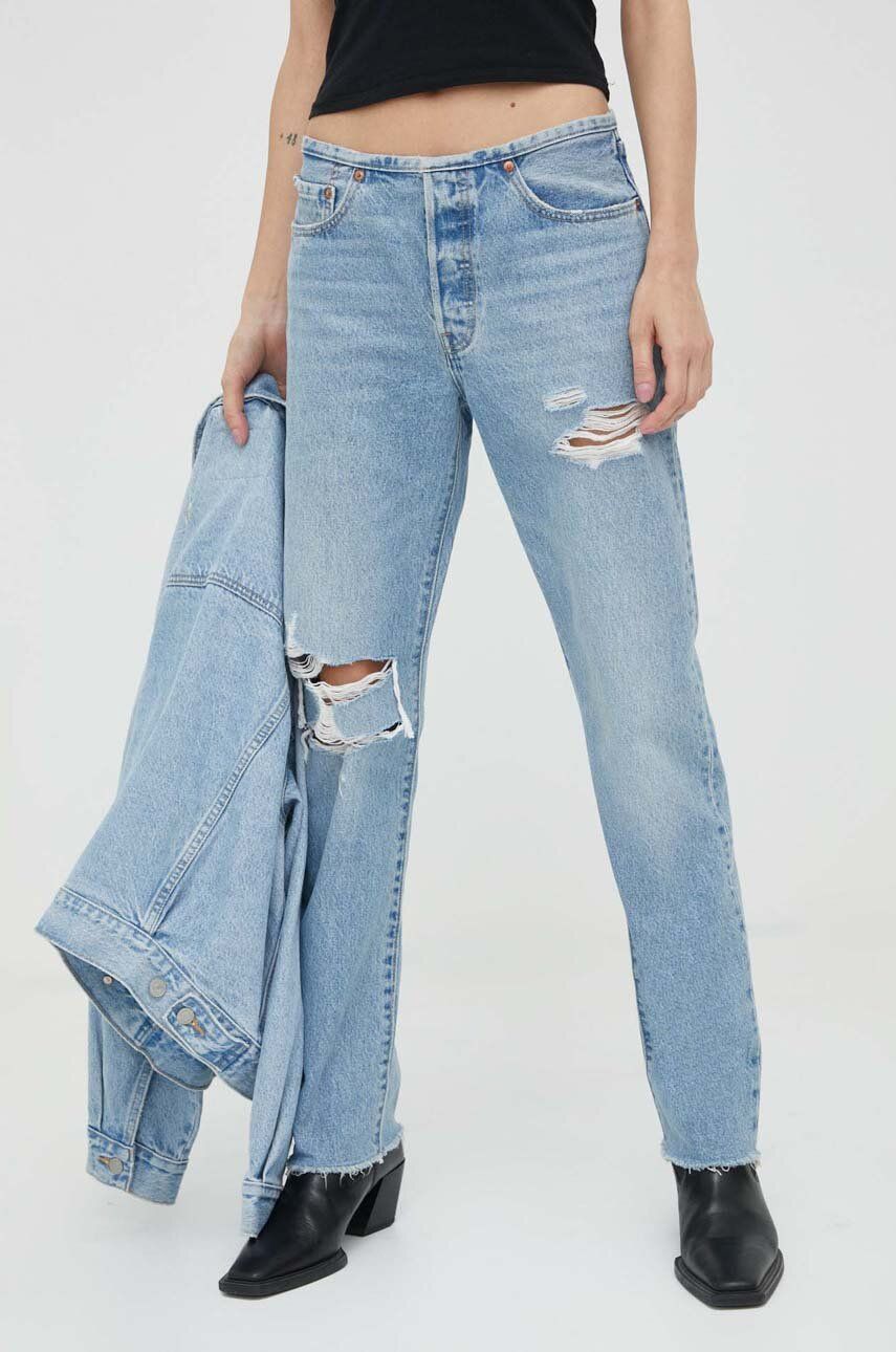 Дънки Levi's 501® Mini Waist Jeans Синьо | A4729.0000, 0