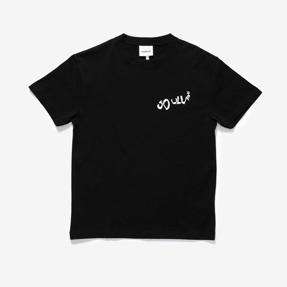Тениска Soulland Balder Logo T-shirt Черно | 21128-1063, 0