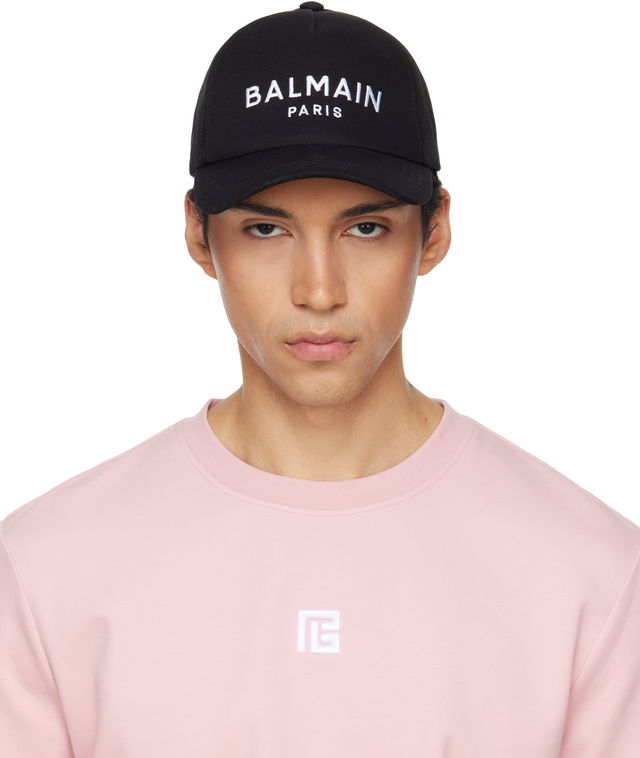 Cotton Balmain Paris Cap