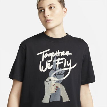Тениска Nike Swoosh Fly T-Shirt Черно | DR2595-010, 3