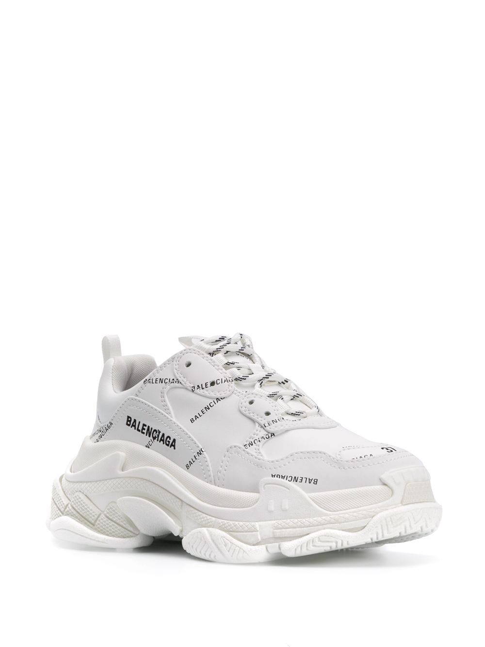 Кецове и обувки Balenciaga Triple S Sneaker Бяло | 524039W2FA19010, 1