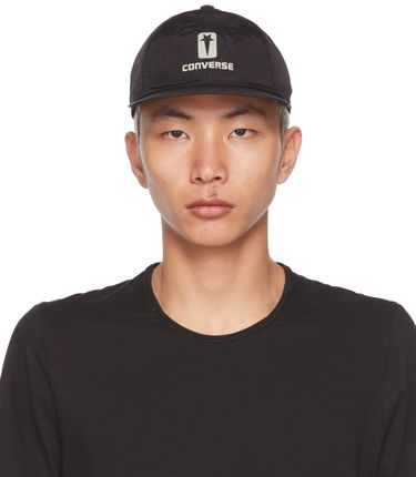 Шапка с козирка Rick Owens Rick Owens DRKSHDW Converse Edition Performance Dad Cap Черно | DC01BX323 100R1, 0