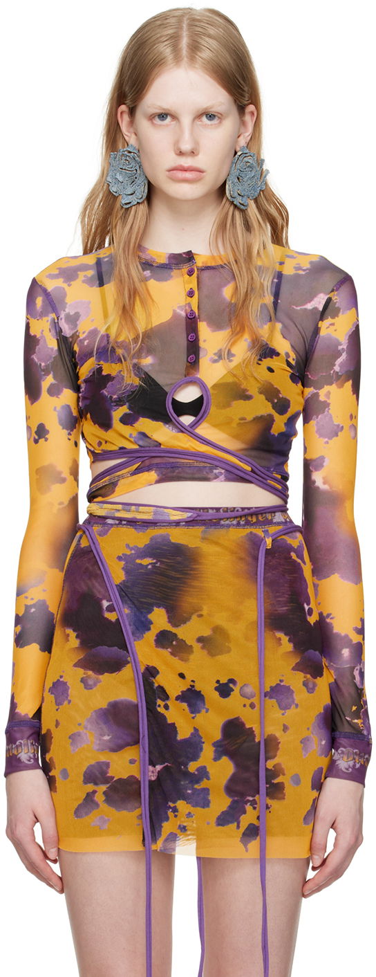 Ottolinger Exclusive Long Sleeve Crop Top