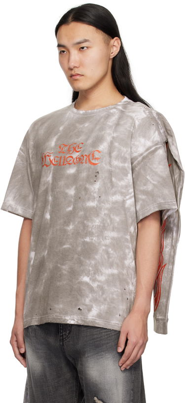 Тениска We11done We11done Muddy 4 Sleeves T-Shirt Сиво | WD-TT0-25-732-U-BK, 3