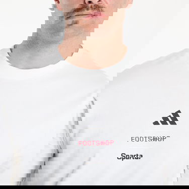 Тениска adidas Performance Footshop x Sparta Logotype Tee Бяло | FTSHP_492, 8