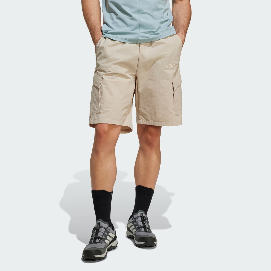 Къси панталони adidas Performance Terrex Xploric Cargo Shorts Бежово | JF1247, 0