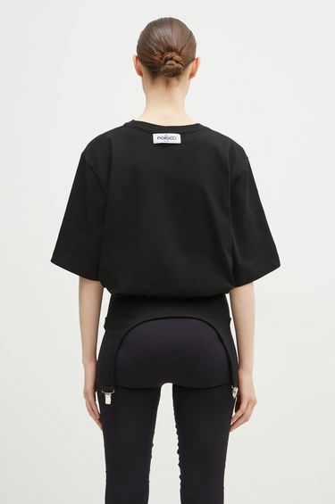 Тениска Fiorucci Suspender Belt T-Shirt Черно | W01FMTSH263CJ01BK01, 2