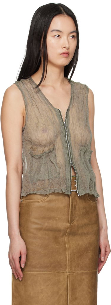 Жилетка OUR LEGACY Our Legacy Crush Vest Сиво | M2253CA, 4