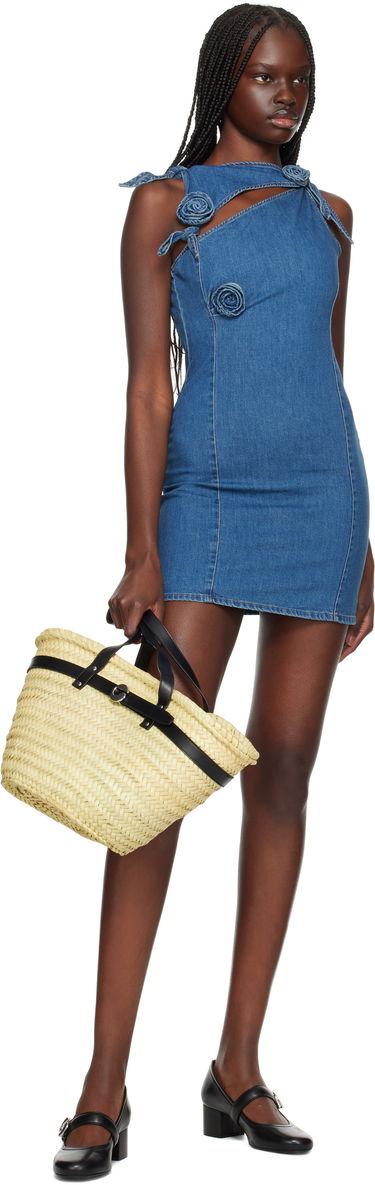 Голяма пазарска чанта Coperni Coperni Palm Bucket Tote Бежово | COPBA96F9012, 3