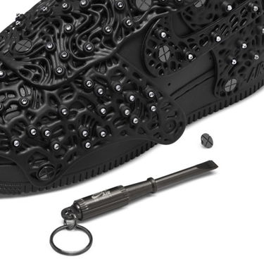 Кецове и обувки Nike Swarovski X Nike Air Force 1 Low "Black" Черно | CV7668-001, 4
