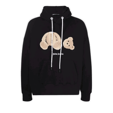 Суитчър Palm Angels Bear Hoodie Черно | PMBB058C99FLE0011060, 0