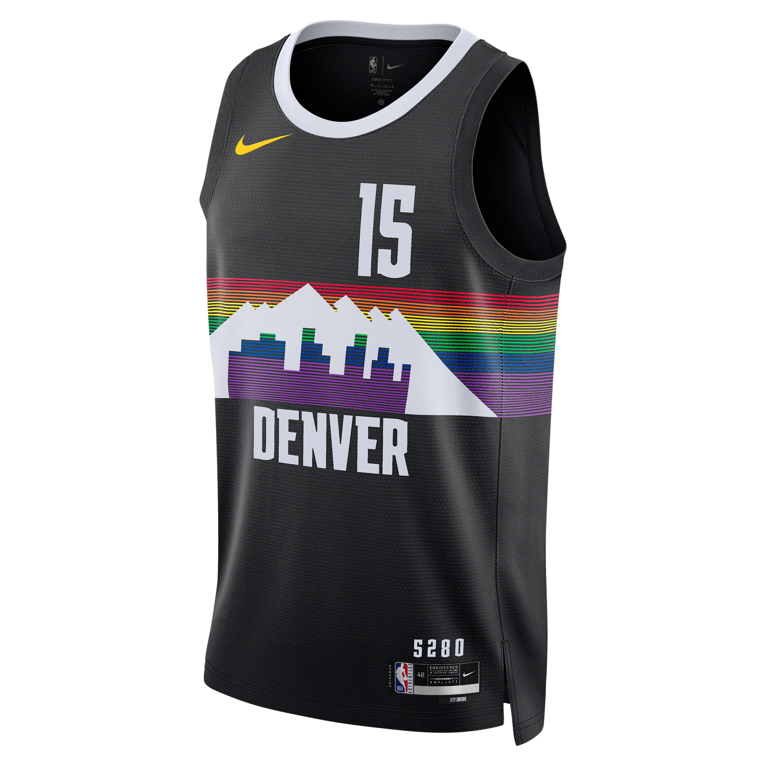 Фланелка Nike Nikola Jokić Denver Nuggets City Edition NBA Swingman Jersey Черно | HM5979-011, 0