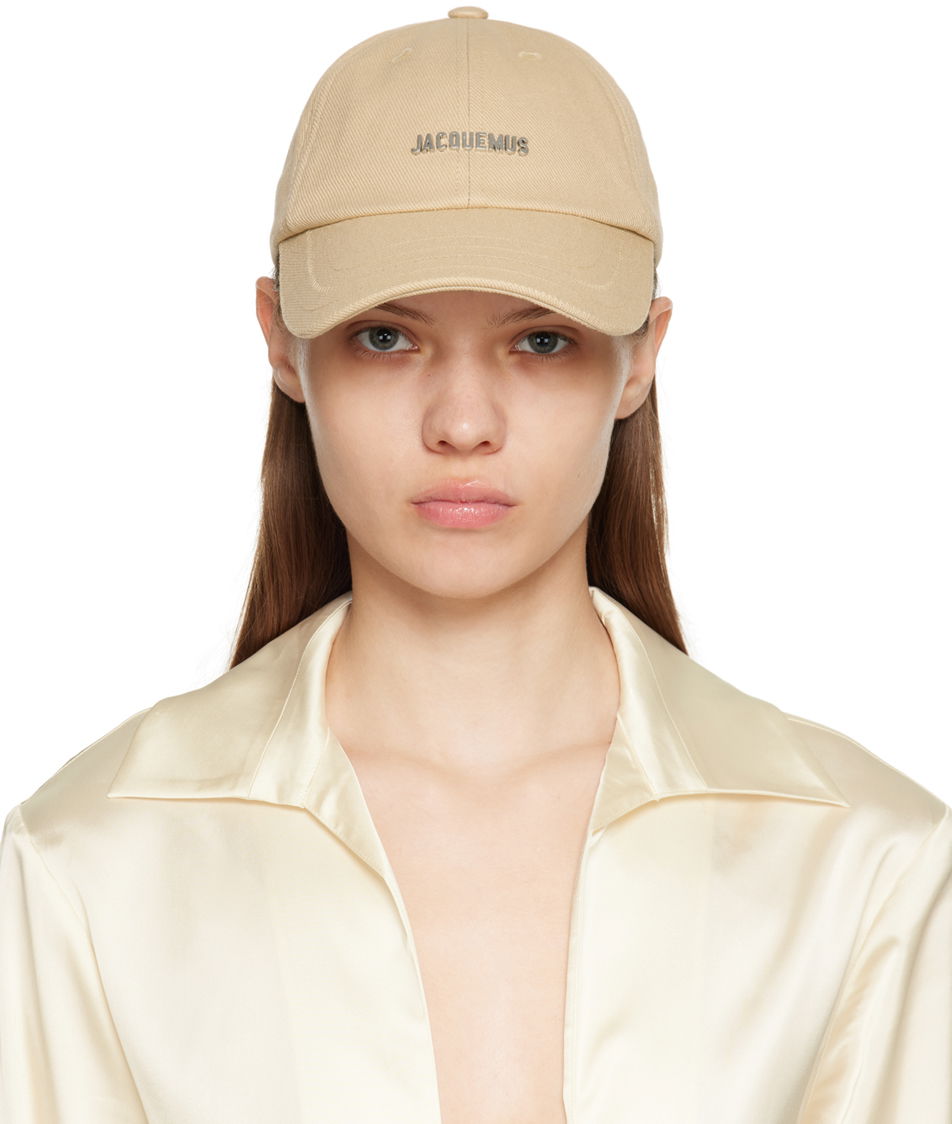 Шапка с козирка Jacquemus Le Papier 'La Casquette Rond' Cap Бежово | 22H226AC402-5001, 0