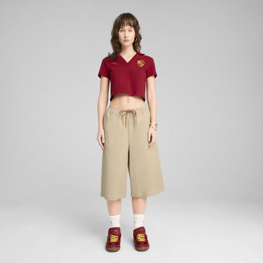Съкратен топ Puma PUMA x HARRY POTTER Women's Cropped Polo Shirt Червено | 630097_13, 5