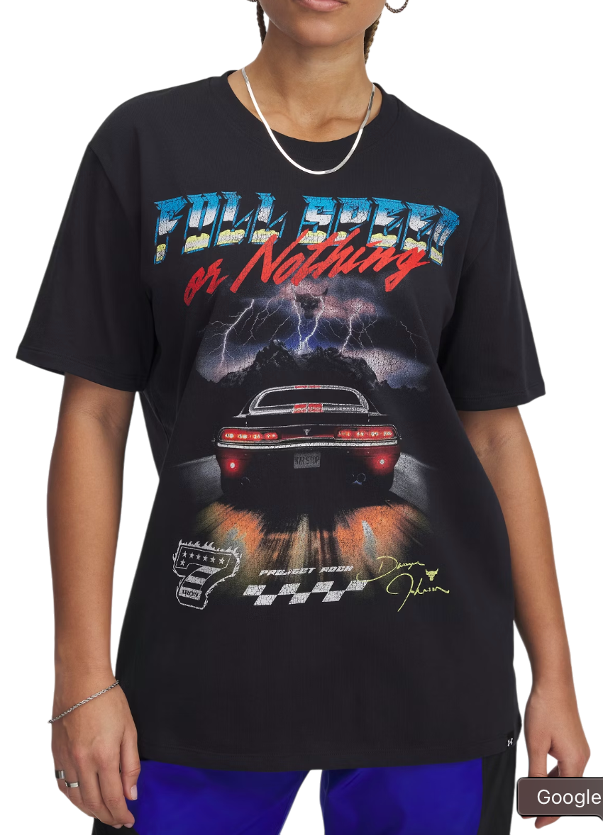 Тениска Under Armour Project Rock Campus Graphic T-Shirt Черно | 1389716-001, 0
