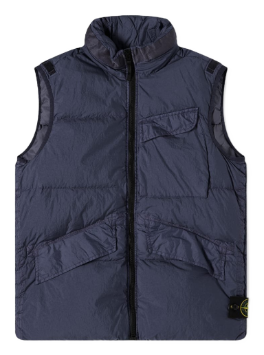 Жилетка Stone Island Crinkle Reps Down Vest Тъмно синьо | 7715G0123-V0020