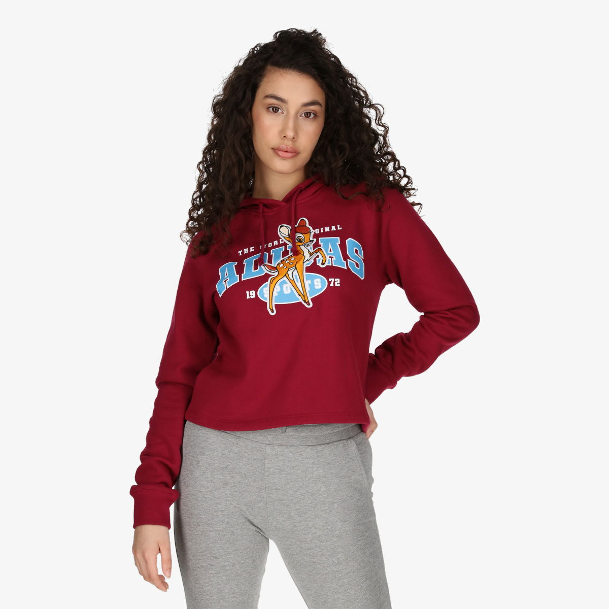 Суитчър adidas Originals adidas Originals Trefoil Moments Hoodie Бургунди | HE6876, 1