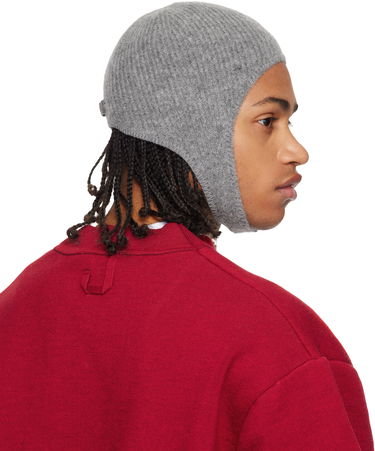 Шапка Jacquemus La Casa 'The Gros Grain' Ribbed Beanie Сиво | 24HACU00665AK00227, 2
