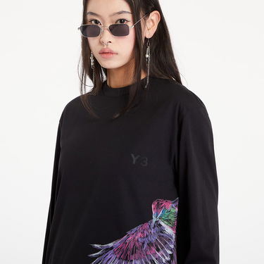 Тениска Y-3 Graphic Long Sleeve Tee UNISEX Черно | IX5037, 1