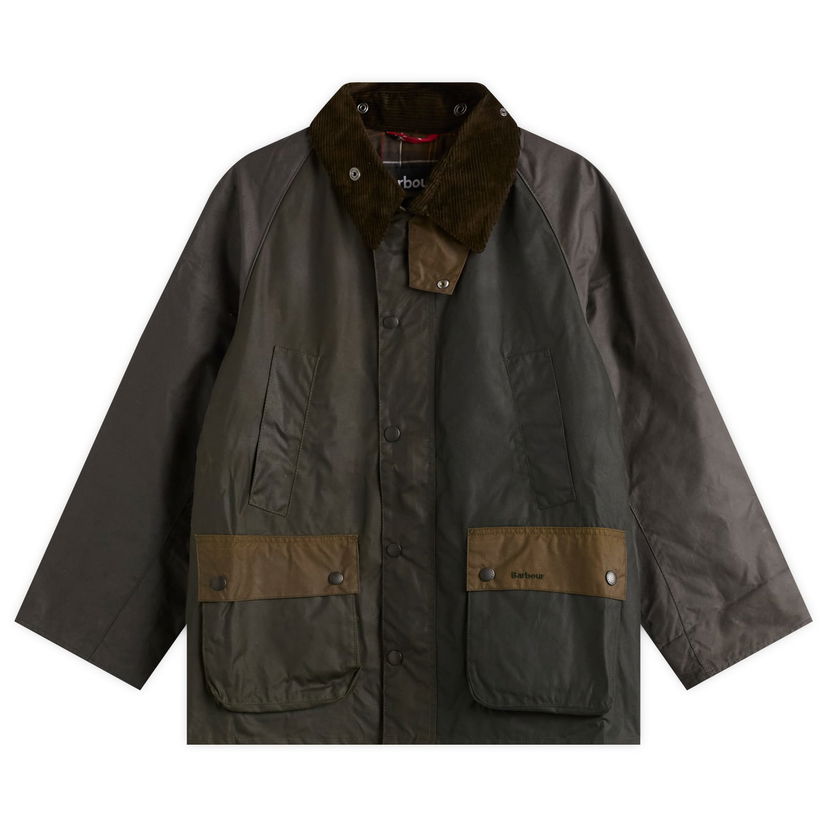Яке Barbour Patchwork OS Bedale Wax Jacket Зелено | MWX2500SG51