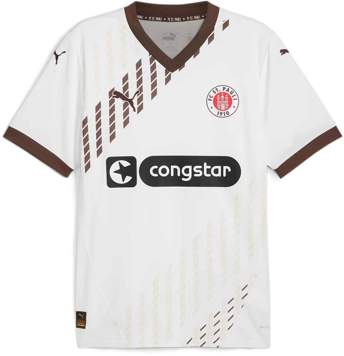 Фланелка Puma FC St. Pauli 2024/25 Away Jersey Бяло | 778651-02, 0