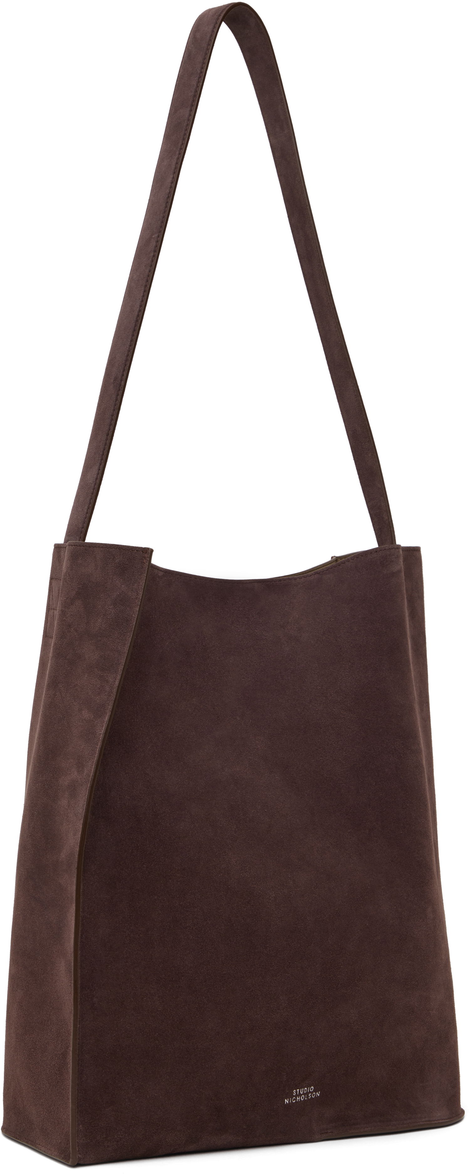 Голяма пазарска чанта Studio Nicholson Studio Nicholson Doublet Type 2 Suede Tote Bag Кафяво | DOUBLET TYPE 2 SN - 755, 1
