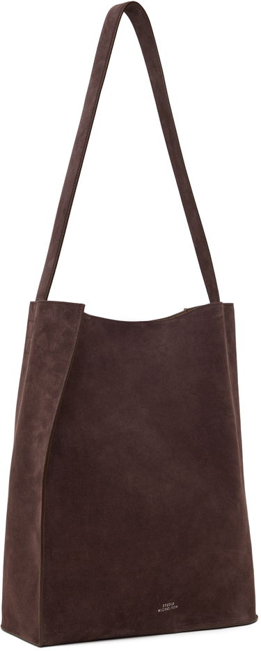 Голяма пазарска чанта Studio Nicholson Studio Nicholson Doublet Type 2 Suede Tote Bag Кафяво | DOUBLET TYPE 2 SN - 755, 1